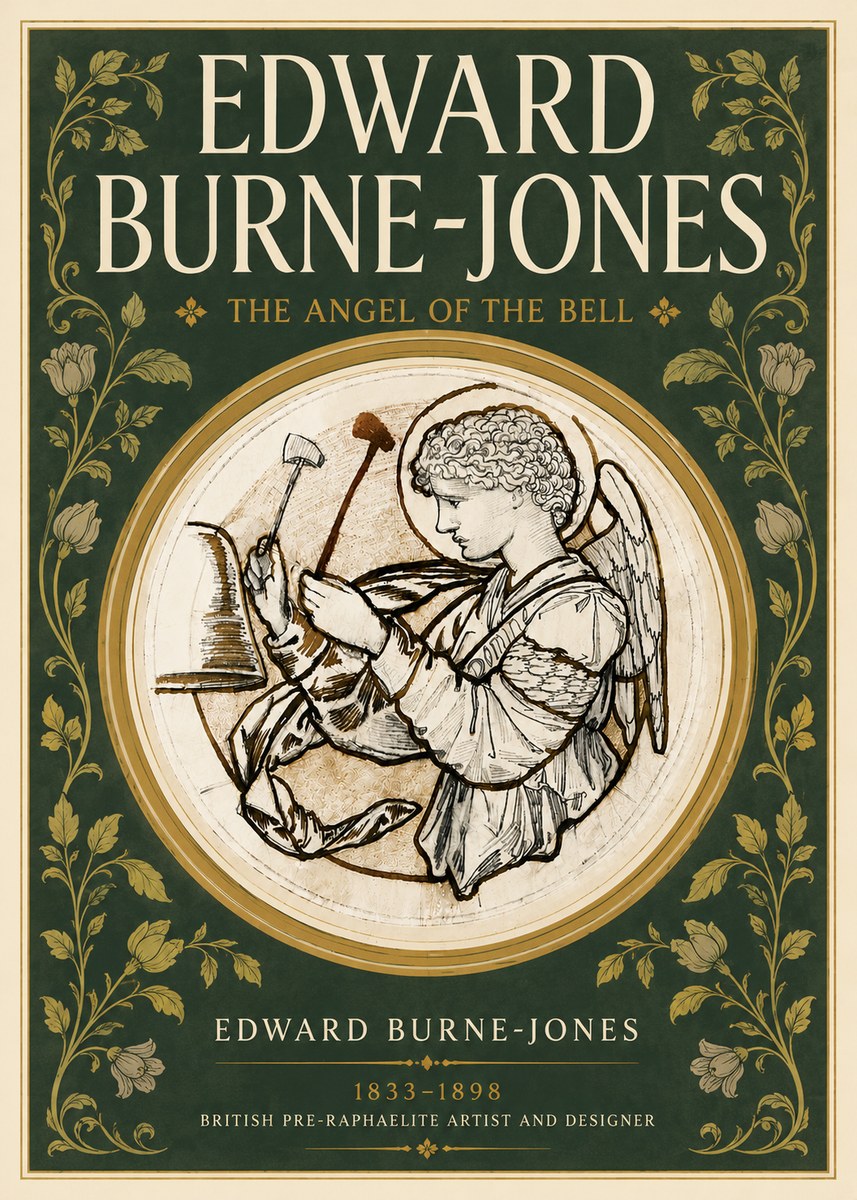 Edward Burne-Jones The Angel of the Bell No6 - Affiche