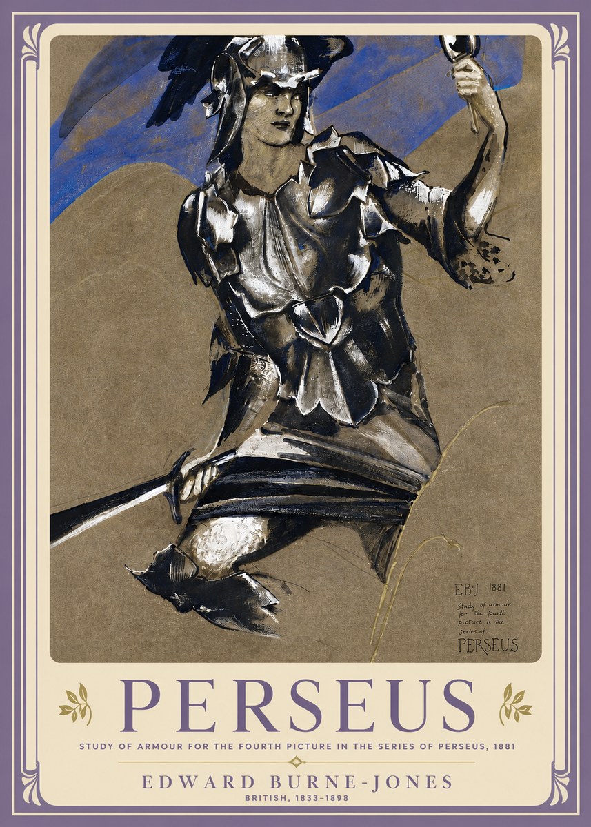 Edward Burne-Jones Perseus No4 - Affiche