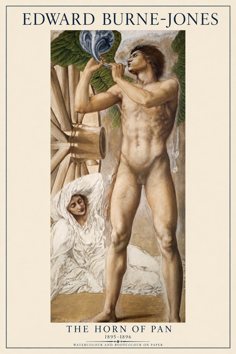 Edward Burne-Jones The Hour of the Soul No2 - Affiche