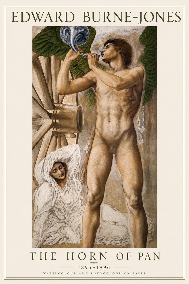 Edward Burne-Jones The Hour of the Soul No6 - Affiche