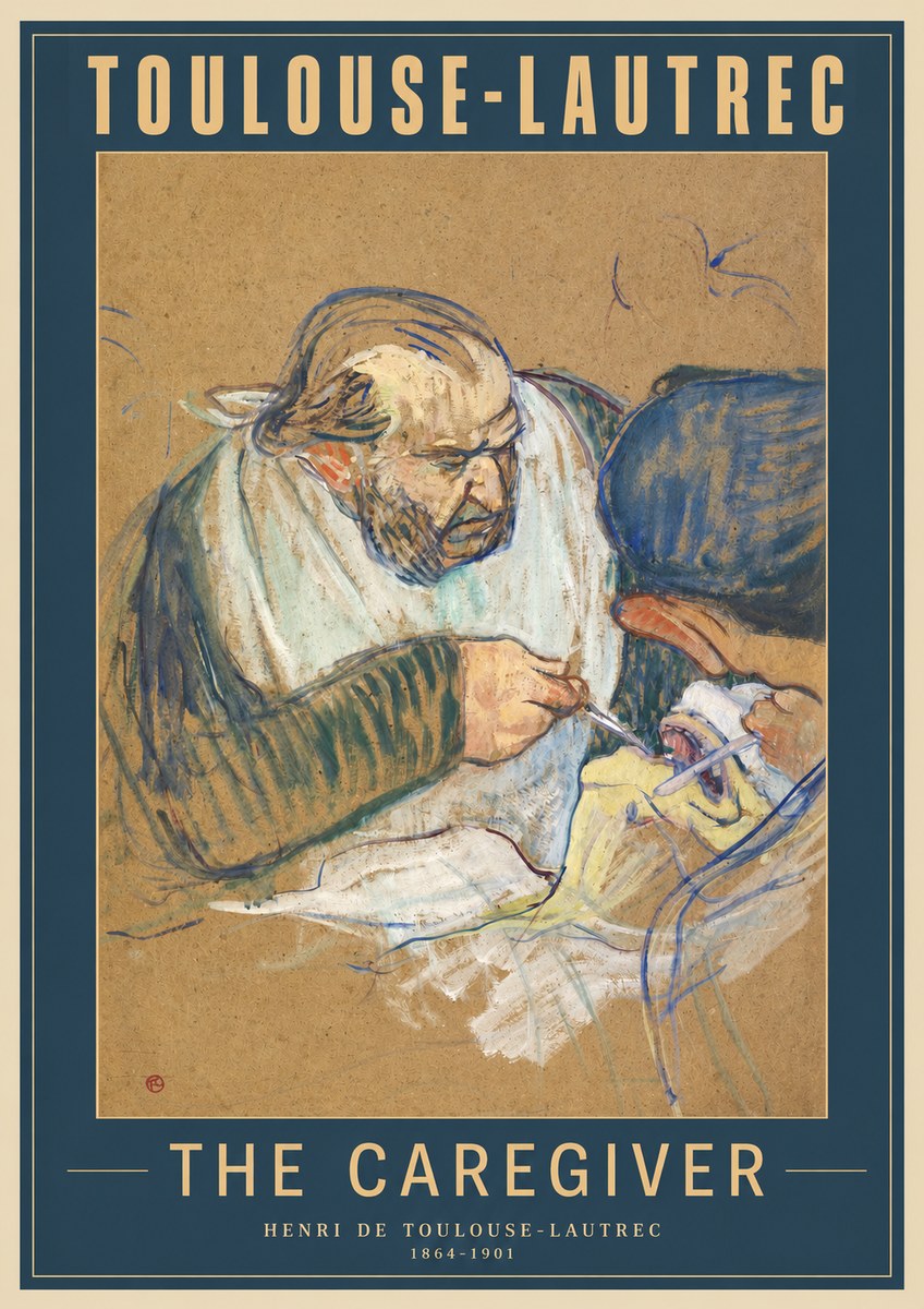 Toulouse-Lautrec The Caregiver No2 - Affiche