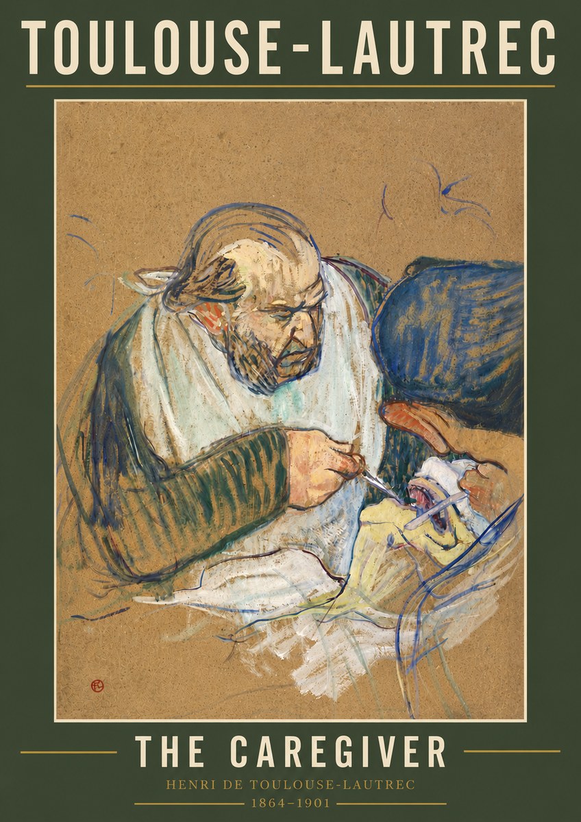 Toulouse-Lautrec The Caregiver No5 - Affiche