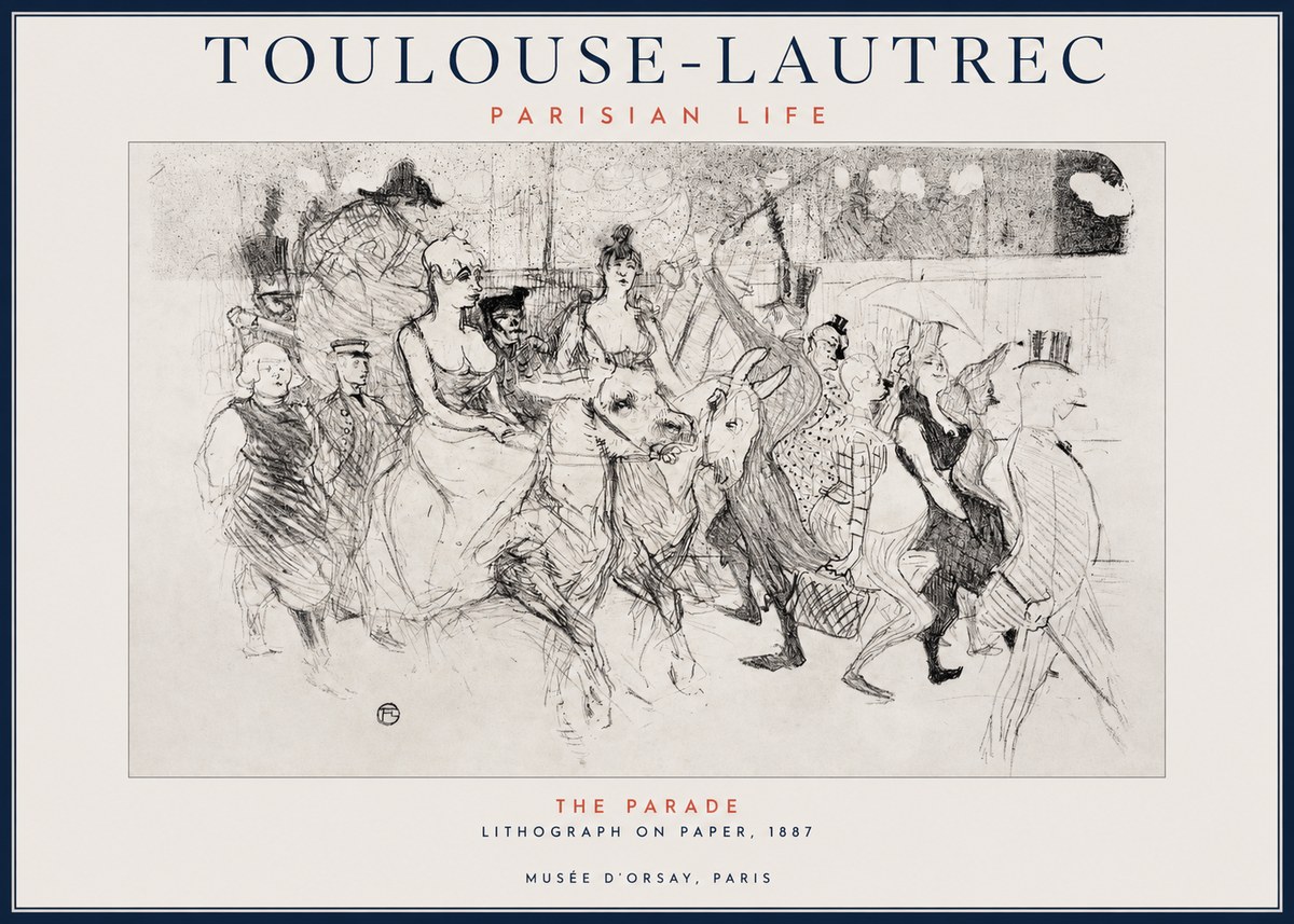 Toulouse-Lautrec The Parade No1 - Affiche