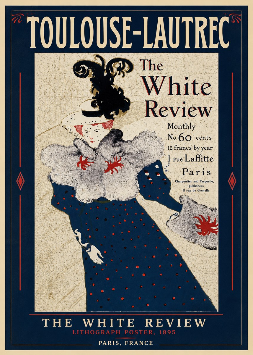 Toulouse-Lautrec The White Review No2 - Affiche