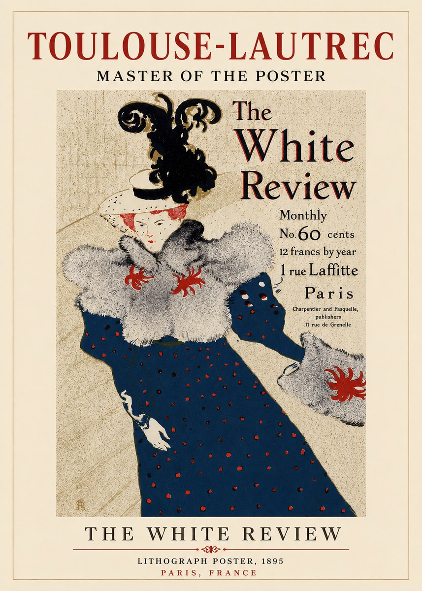 Toulouse-Lautrec The White Review No3 - Affiche