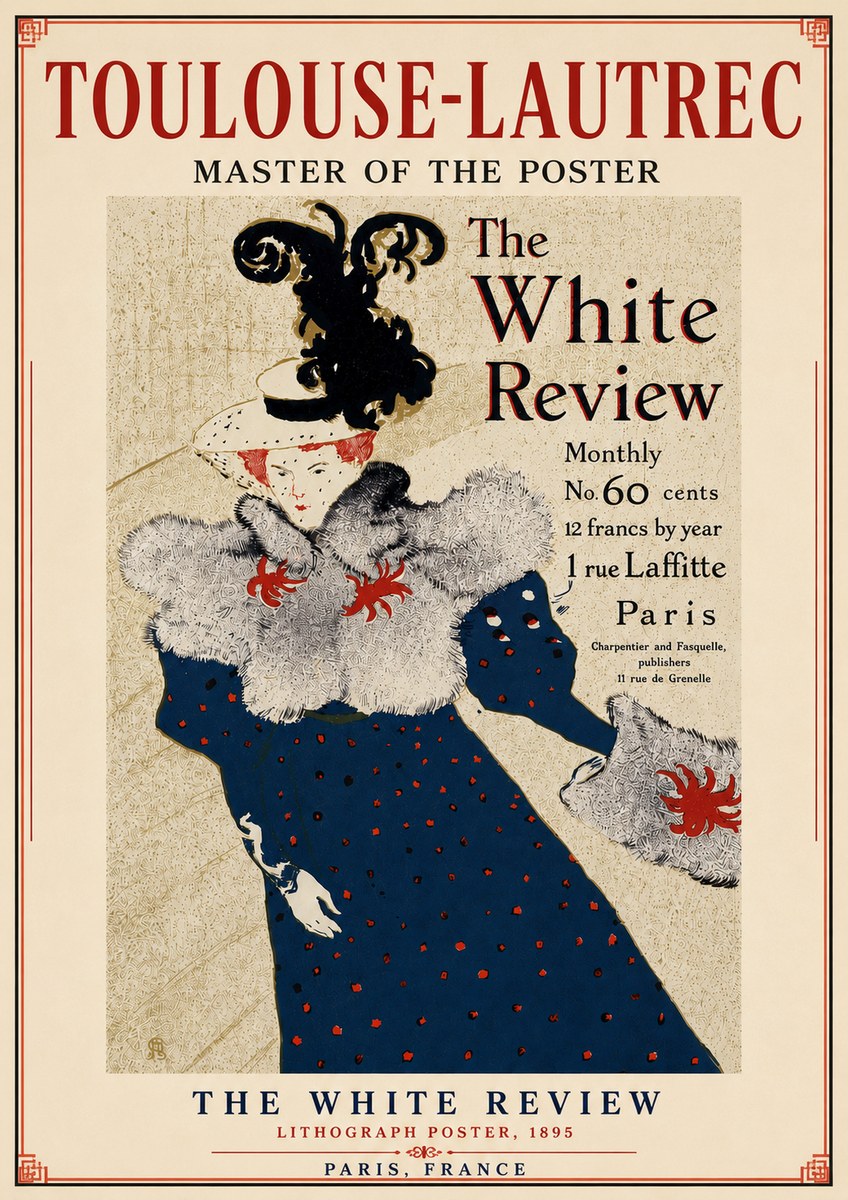 Toulouse-Lautrec The White Review No4 - Affiche
