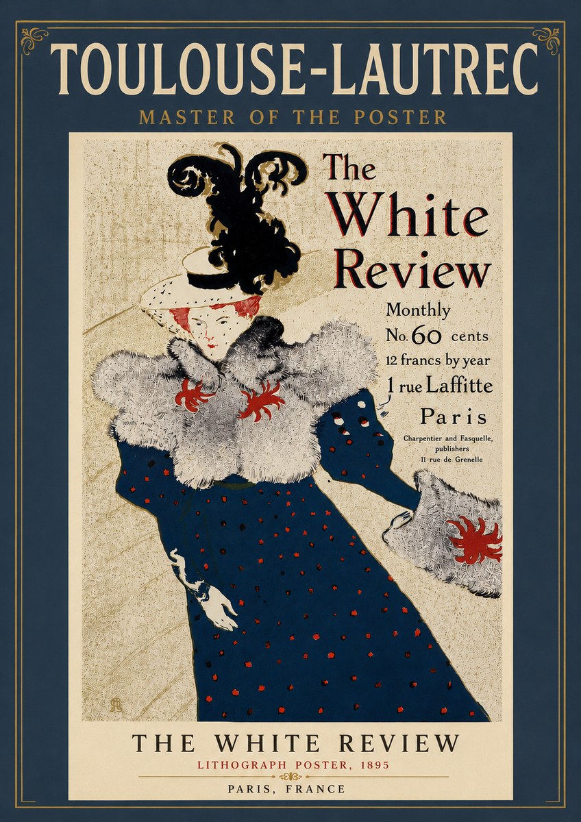 Toulouse-Lautrec The White Review No5 - Affiche