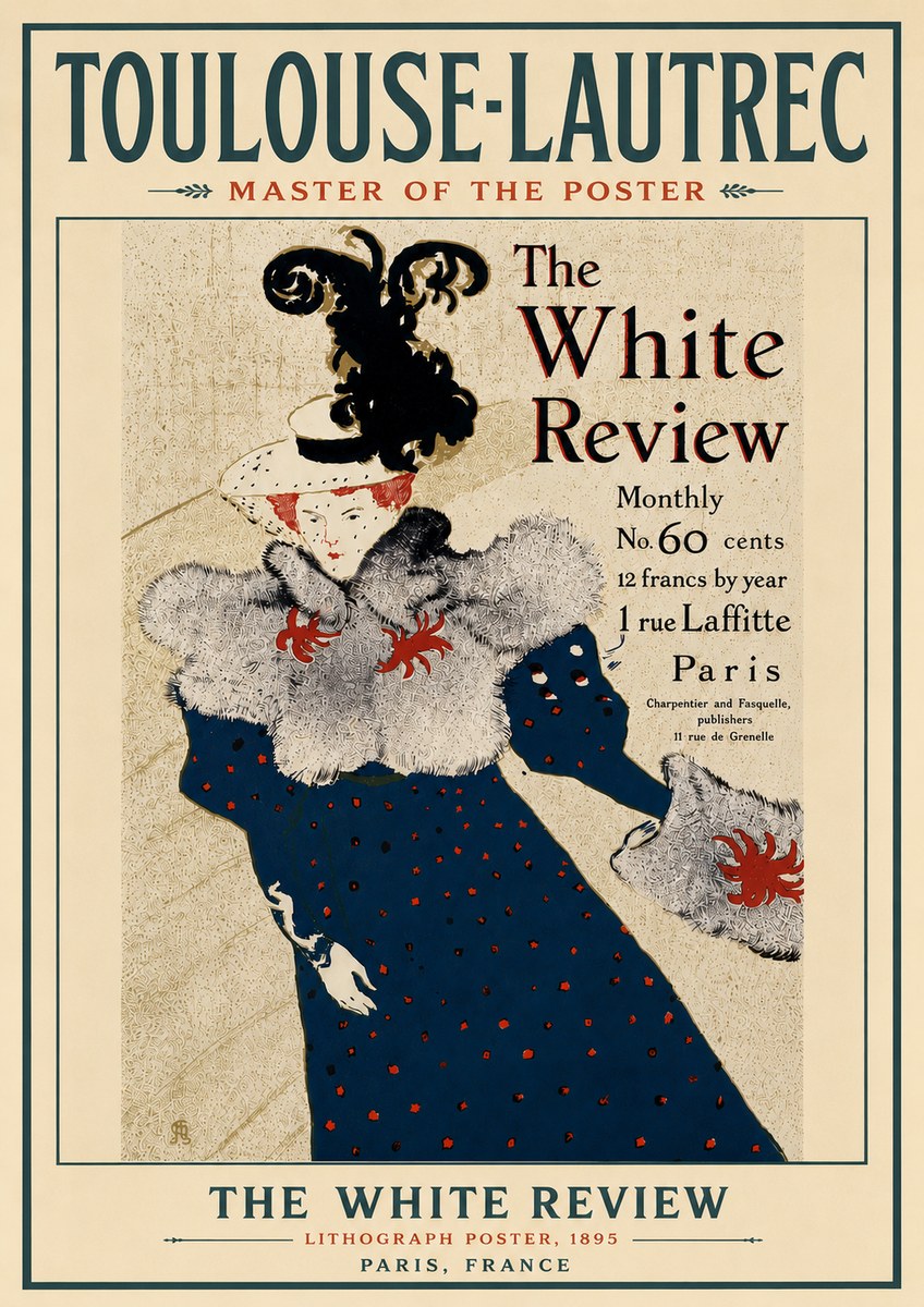 Toulouse-Lautrec The White Review No6 - Affiche