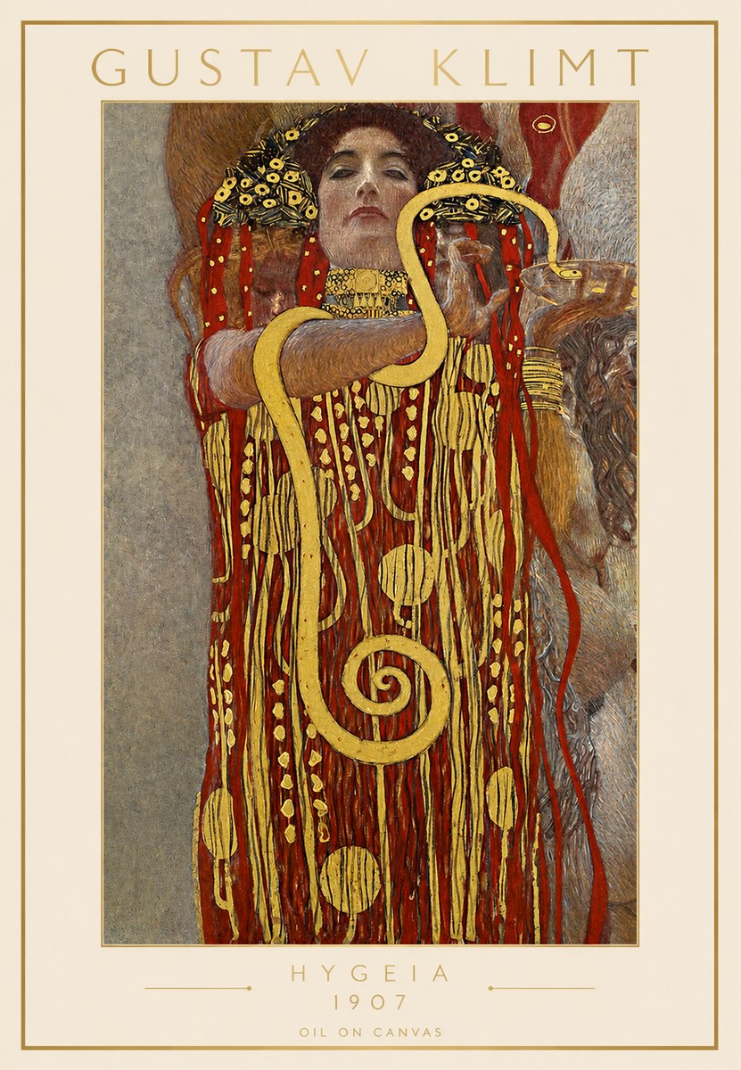 Klimt Hygeia No1 - Affiche