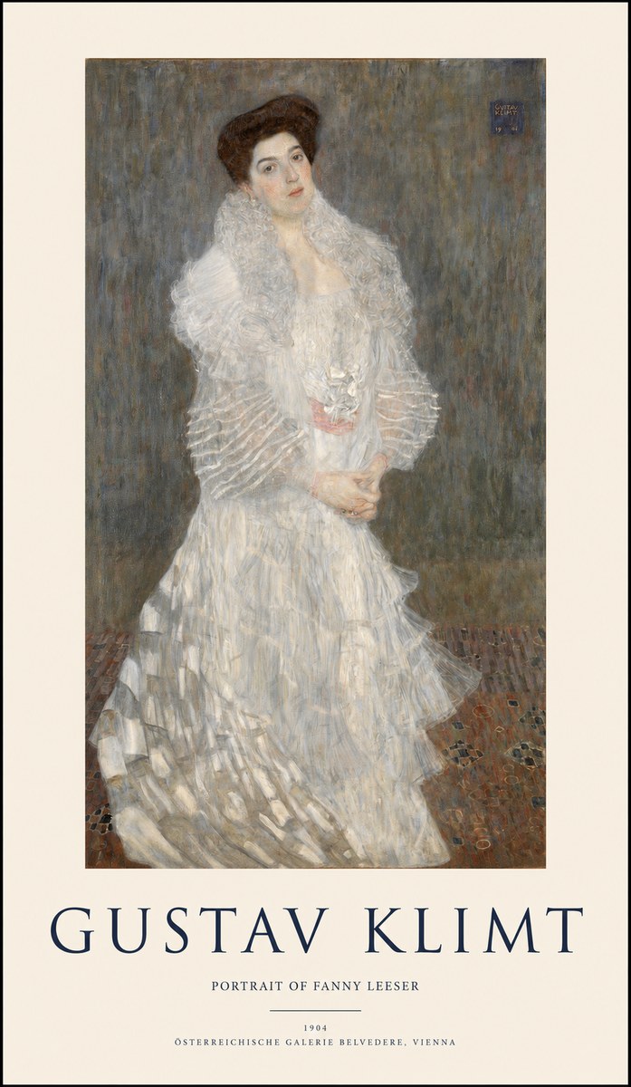 Klimt Portrait of Fanny Leeser No1 - Affiche