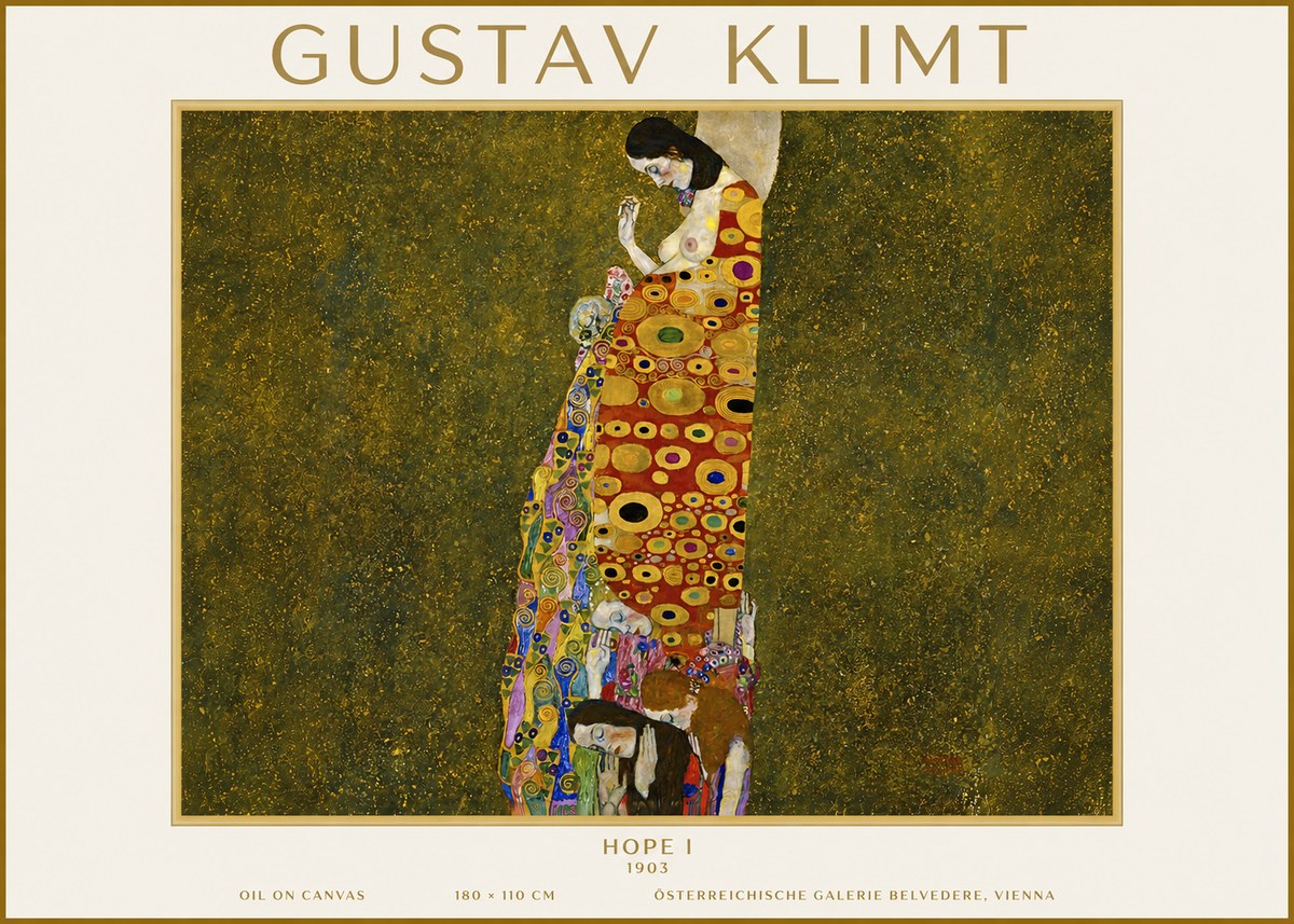 Klimt Hope I No4 - Affiche