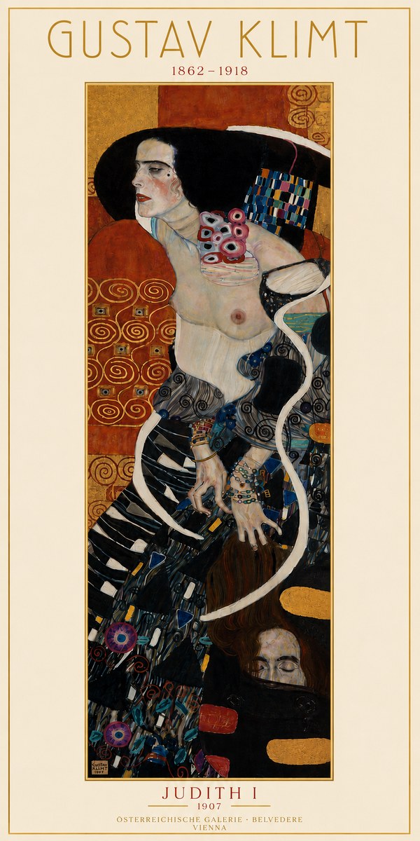 Klimt Judith I No4 - Affiche