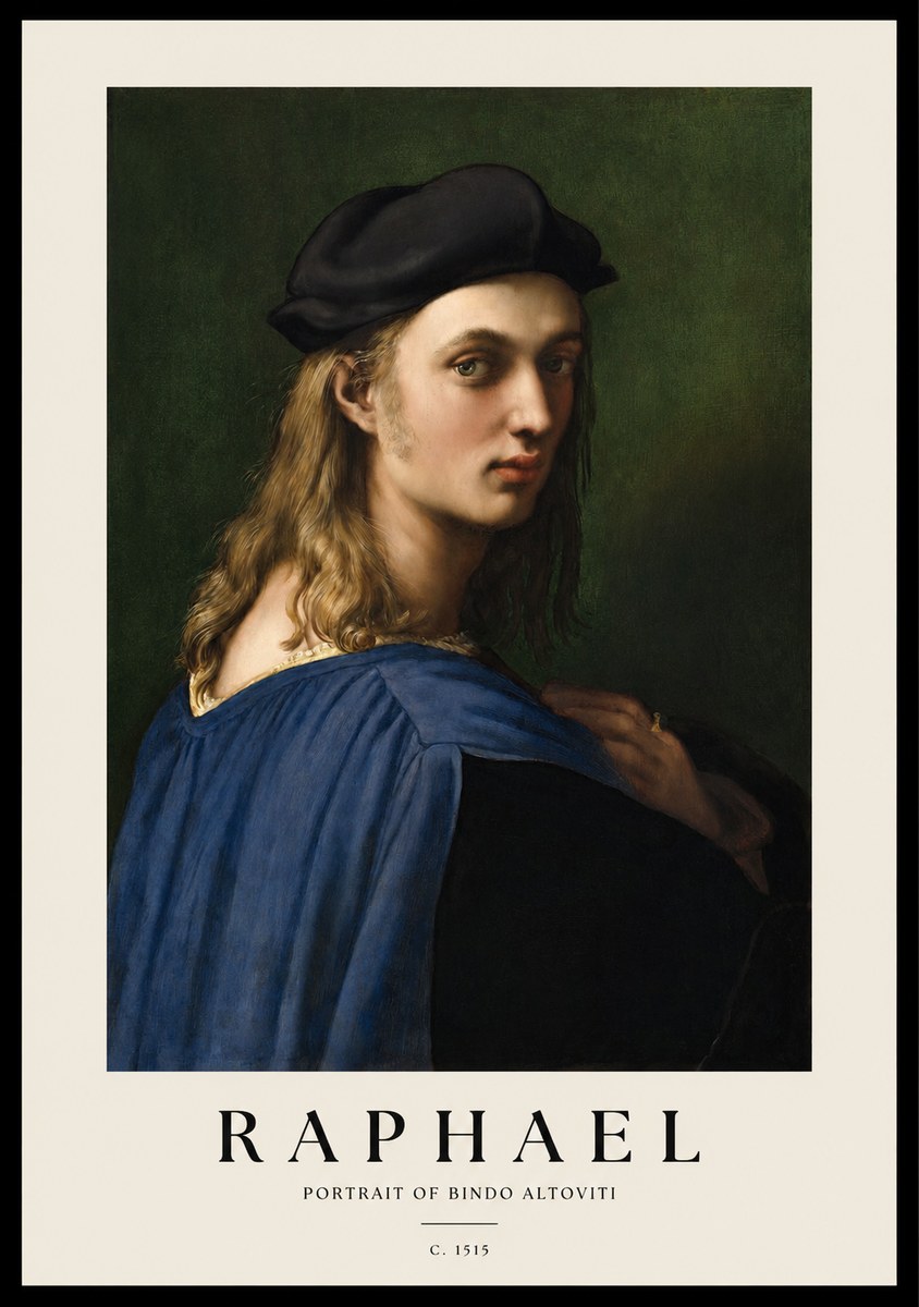 Raphael Portrait of Bindo Altoviti No1 - Affiche