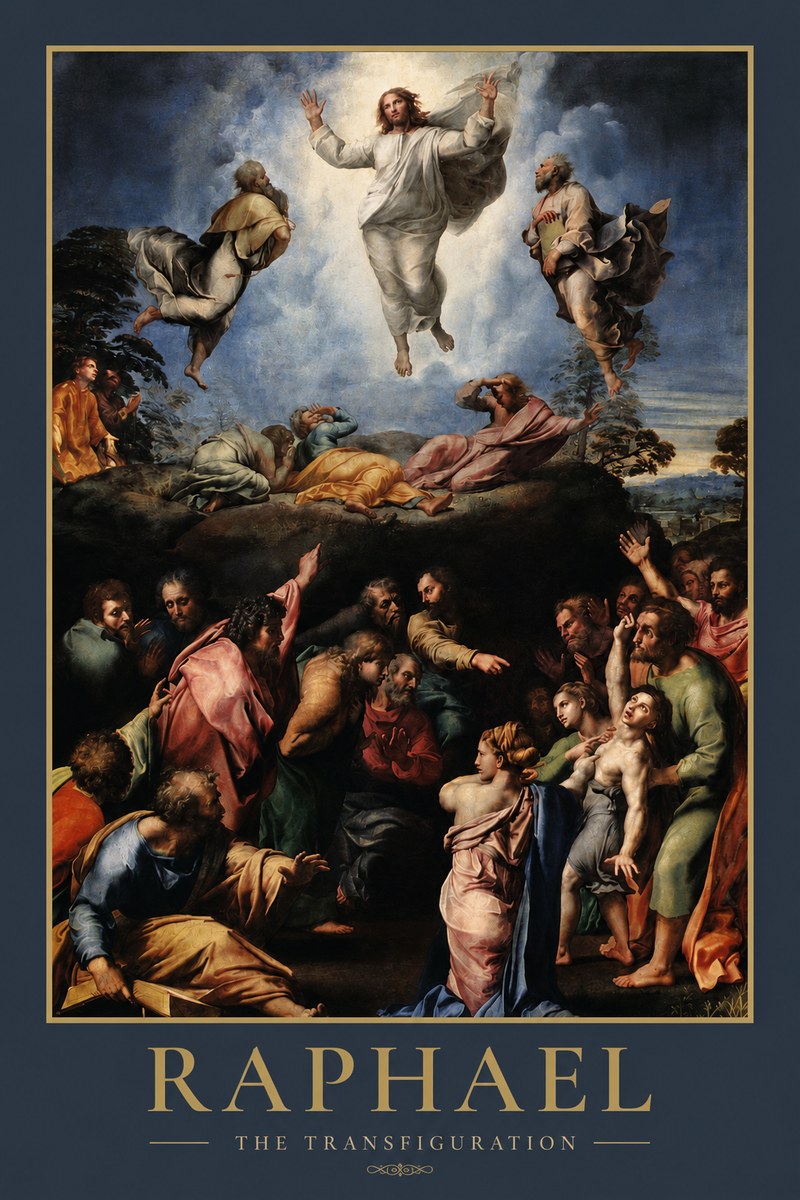 Raphael The Transfiguration No2 - Affiche