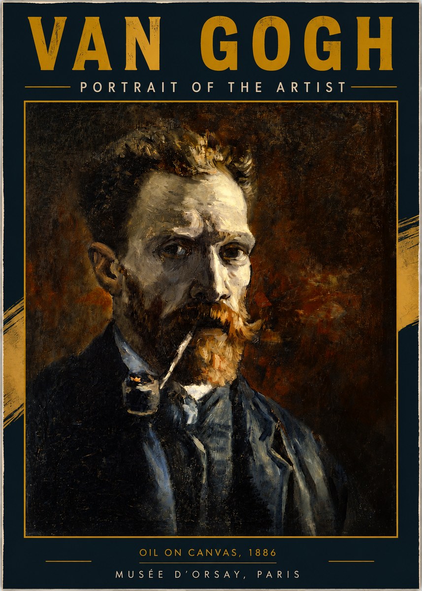 Van Gogh Portrait of the Artist I No3 - Affiche