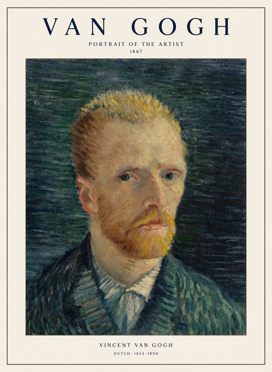Van Gogh Portrait of the Artist II No1 - Affiche