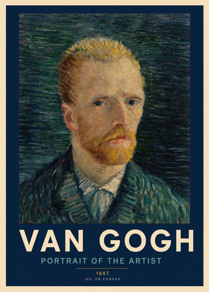 Van Gogh Portrait of the Artist II No2 - Affiche