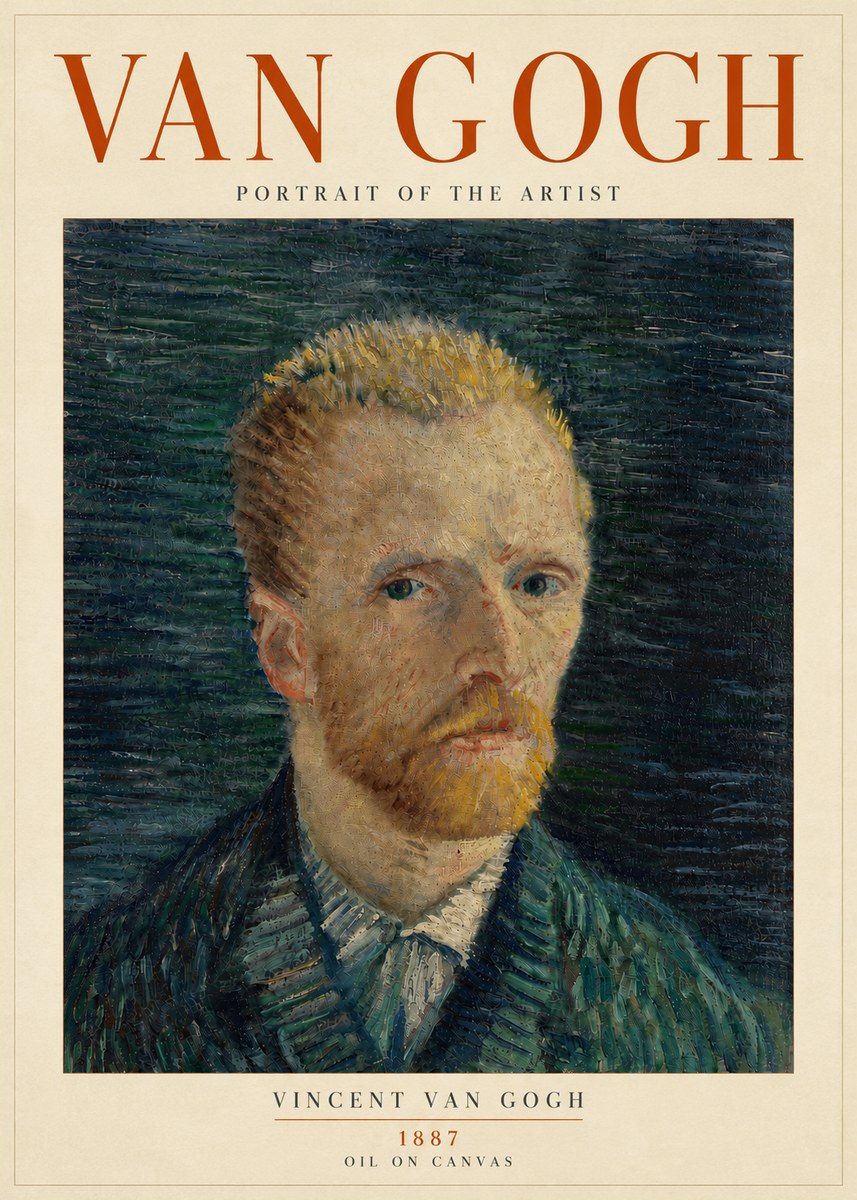Van Gogh Portrait of the Artist II No5 - Affiche