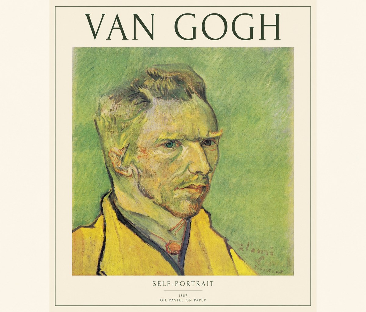 Van Gogh Self-portrait II No1 - Affiche