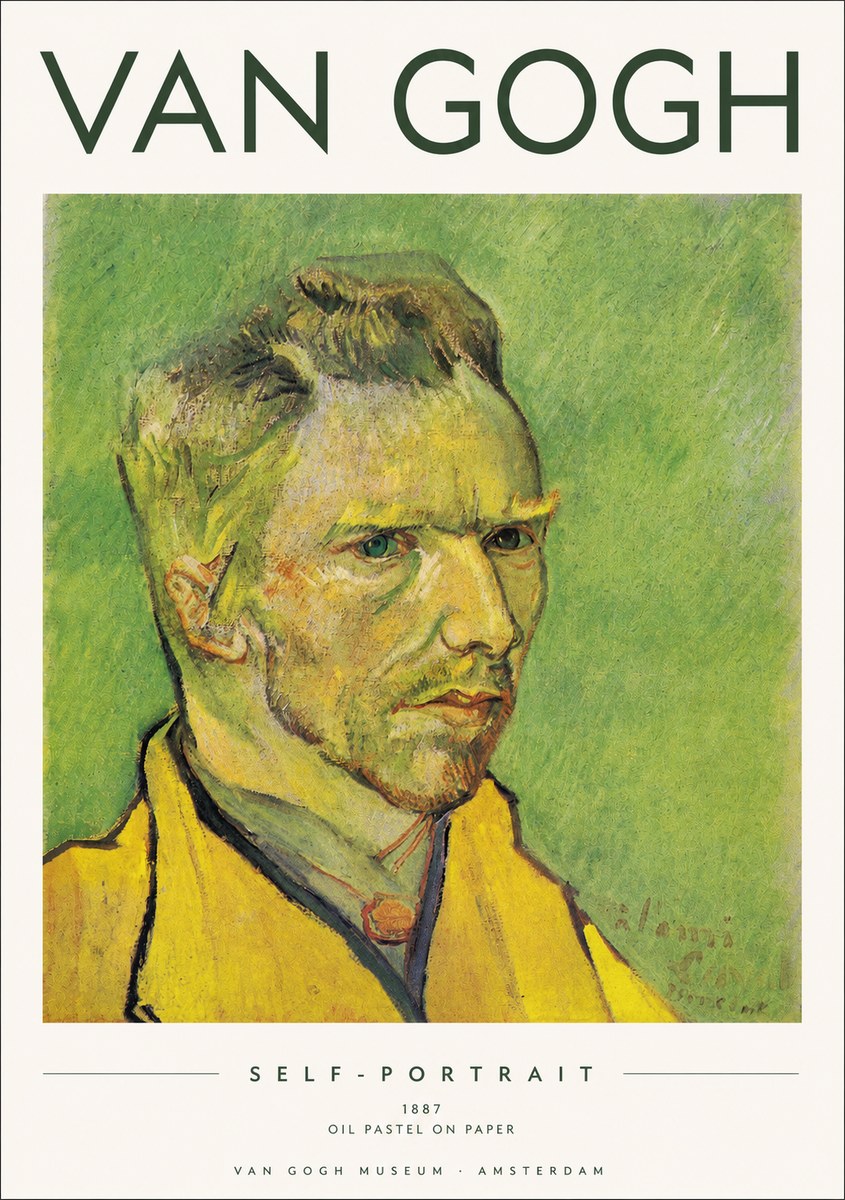 Van Gogh Self-portrait II No2 - Affiche