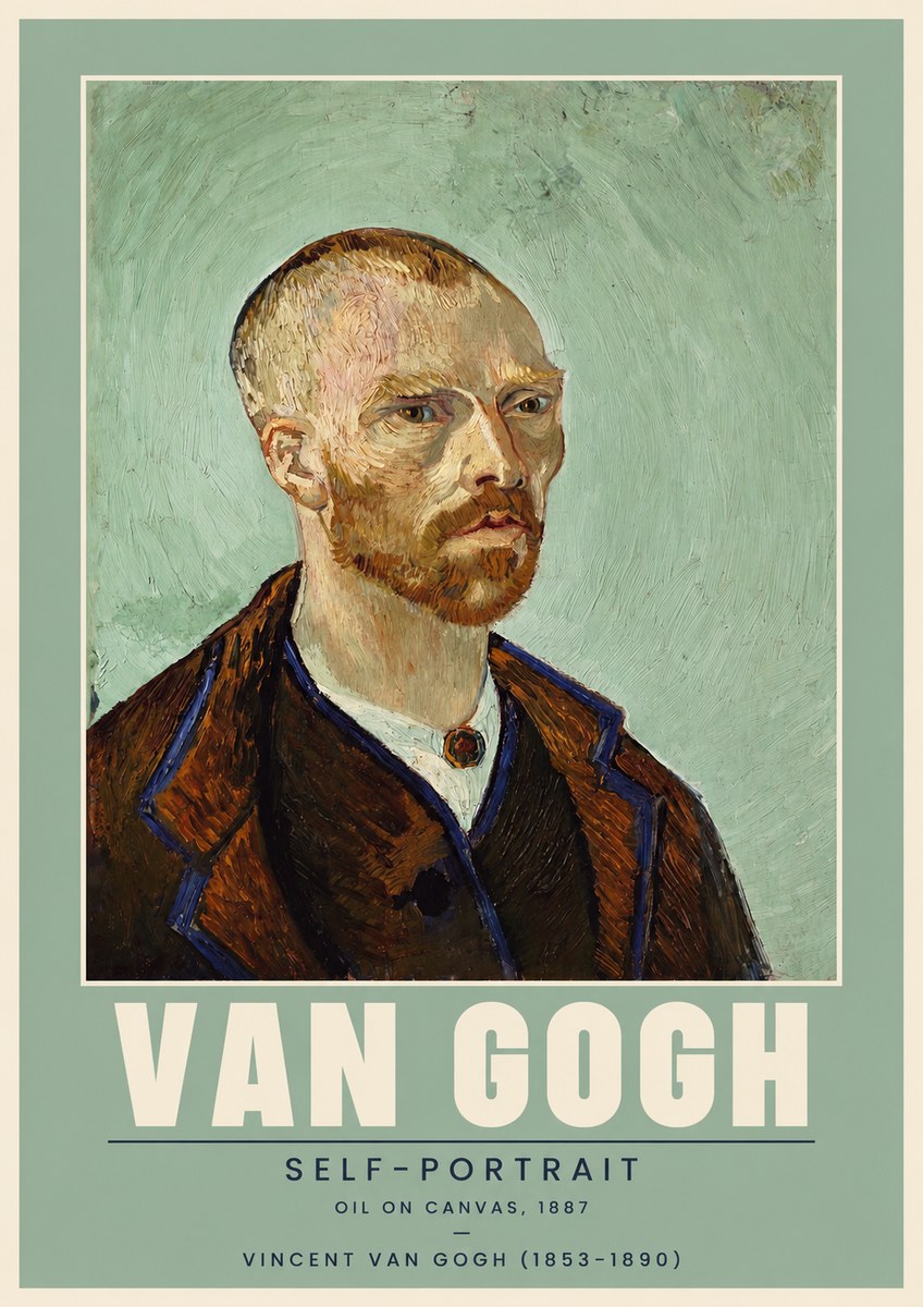 Van Gogh Self-portrait III No2 - Affiche