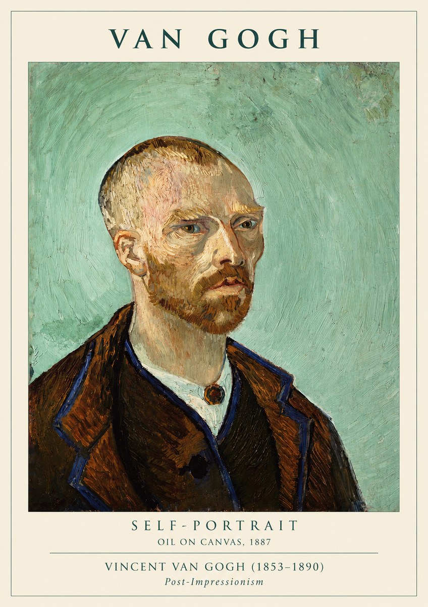 Van Gogh Self-portrait III No3 - Affiche