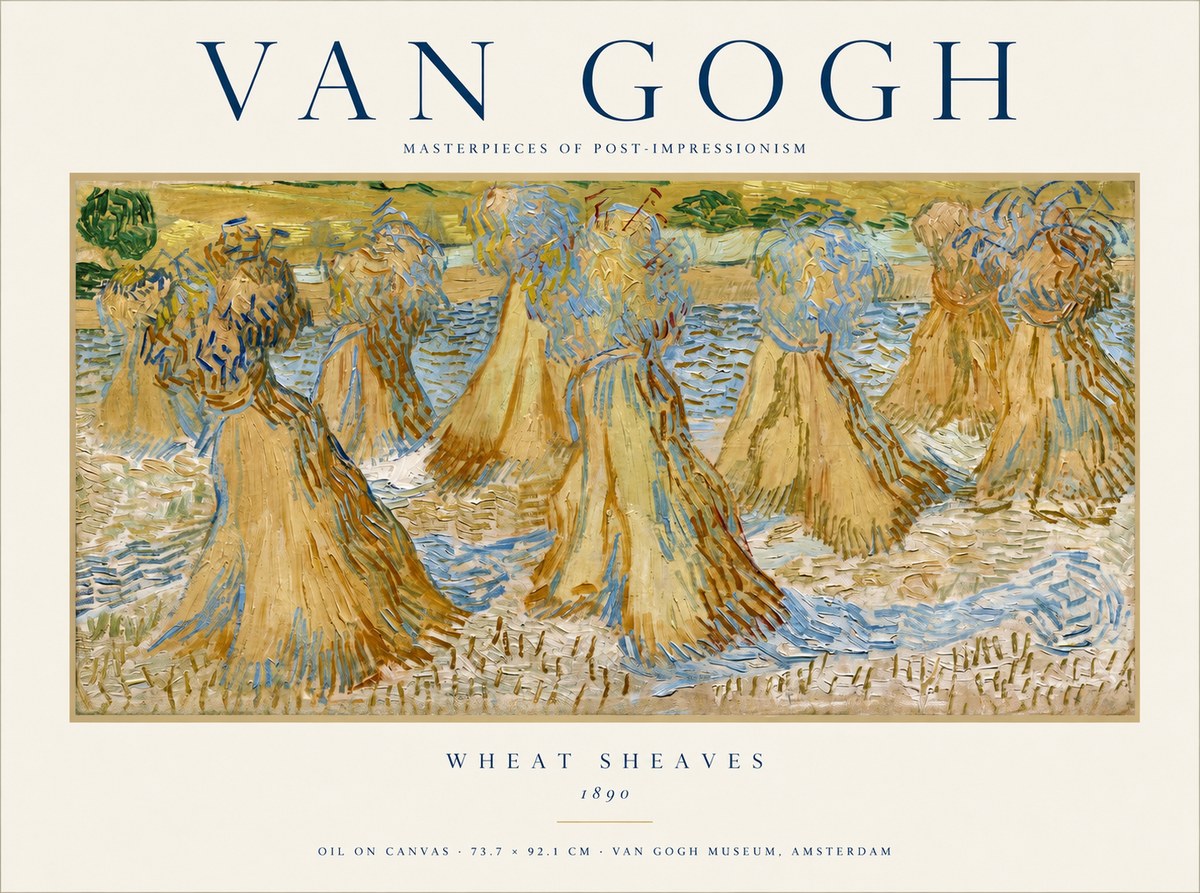 Van Gogh Wheat Sheaves No1 - Affiche