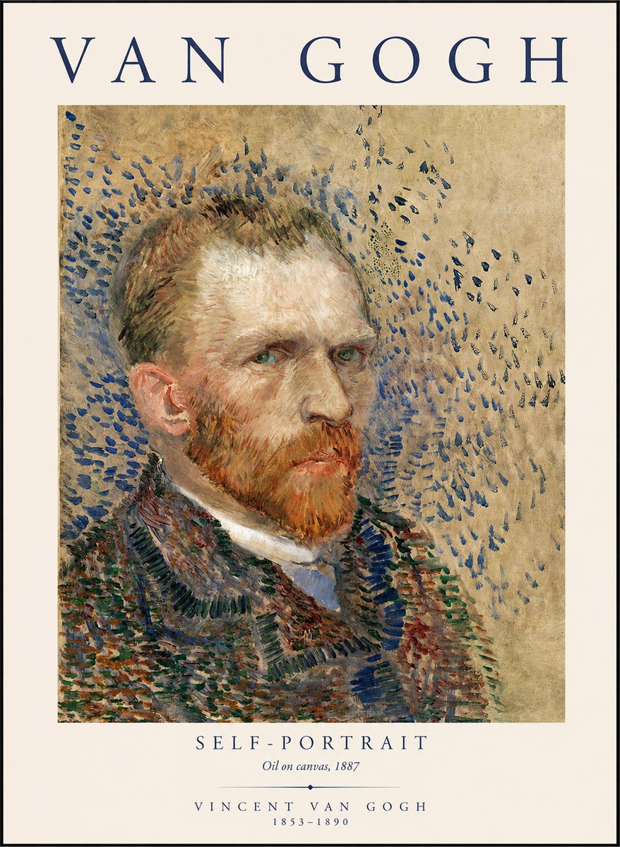 Van Gogh Self-portrait IV No1 - Affiche