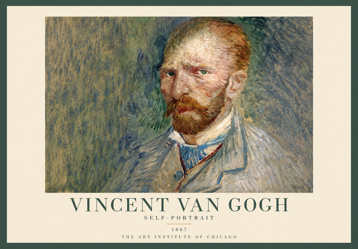 Van Gogh Self-portrait V No5 - Affiche