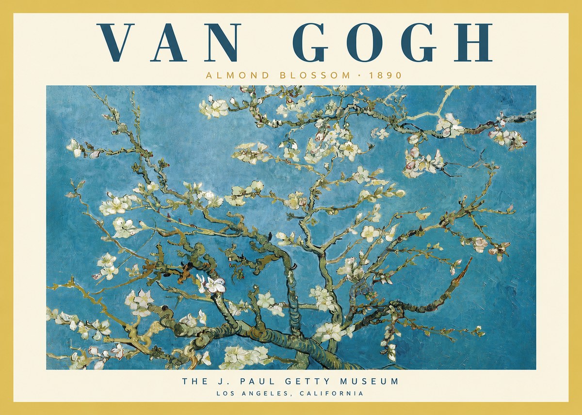 Van Gogh Almond Blossom No6 - Affiche