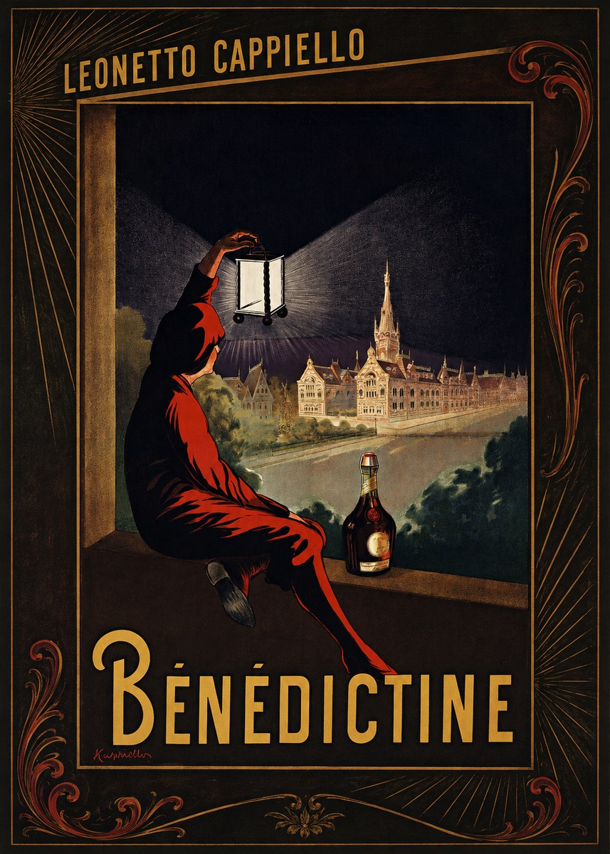 Leonetto Cappiello Bénédictine No2 - Affiche