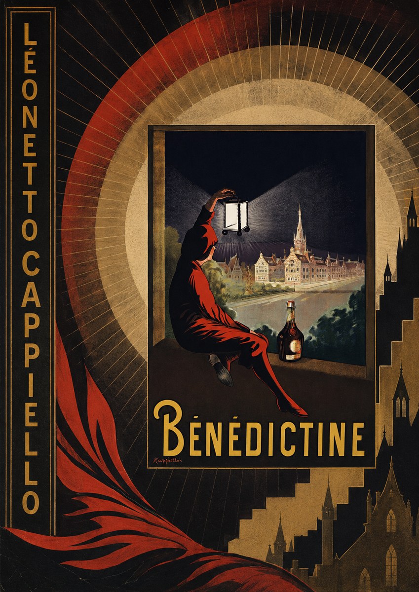 Leonetto Cappiello Bénédictine No6 - Affiche