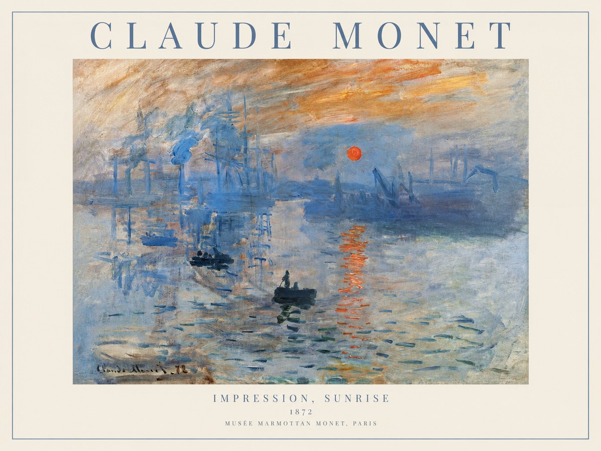 Monet Impression, Sunrise I No1 - Affiche