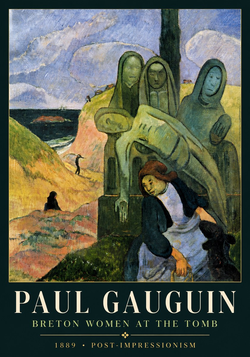 Paul Gauguin The Loss (Te Arii Voyeuse) No5 - Affiche