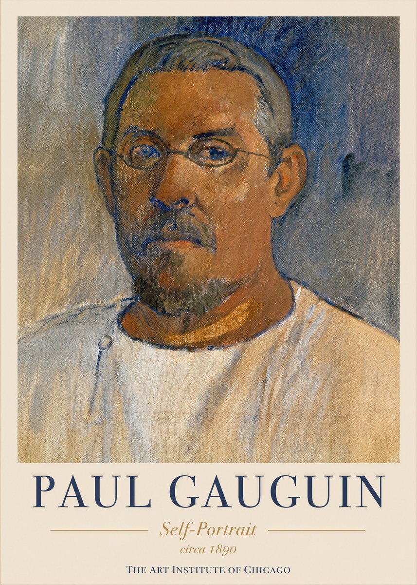 Paul Gauguin Self-portrait I No1 - Affiche