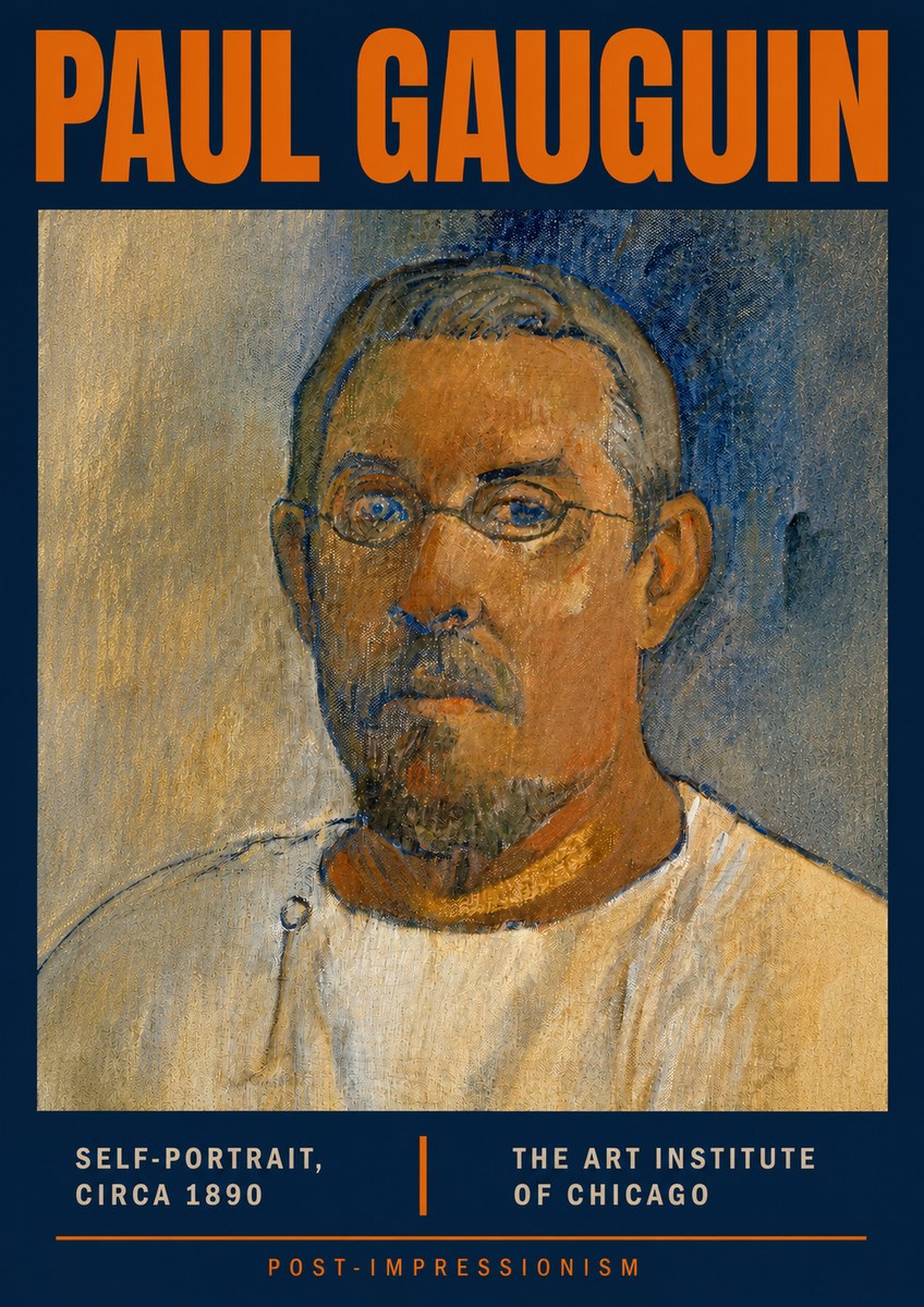 Paul Gauguin Self-portrait I No3 - Affiche