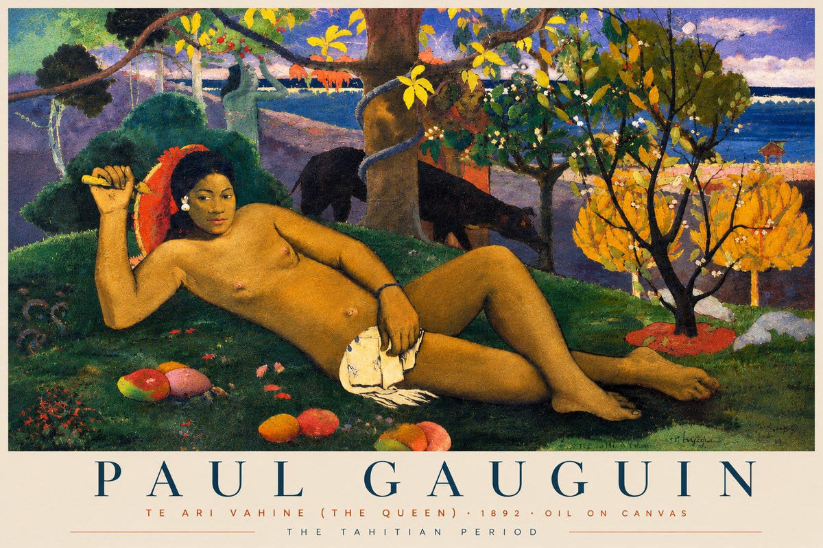 Paul Gauguin Te Ari Vahine (the Queen) No4 - Affiche