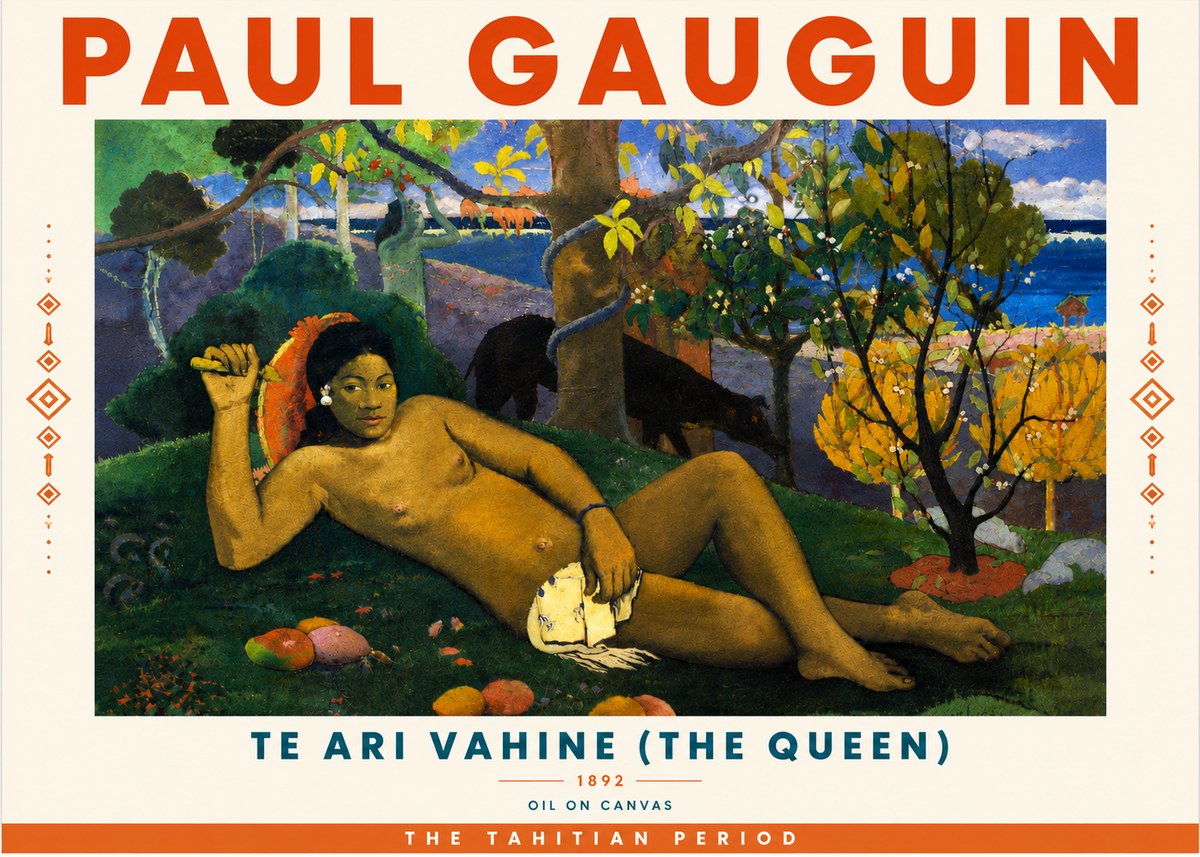 Paul Gauguin Te Ari Vahine (the Queen) No6 - Affiche