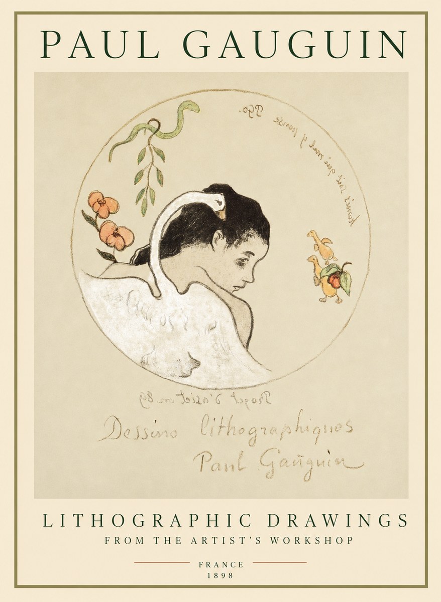 Paul Gauguin Dessins Lithographiques No1 - Affiche