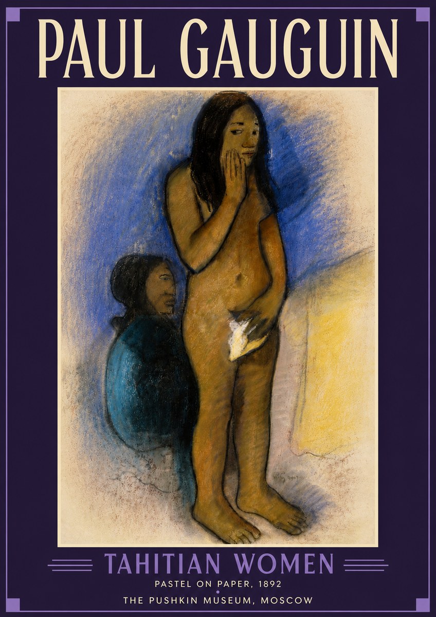 Paul Gauguin Tahitian Women No5 - Affiche
