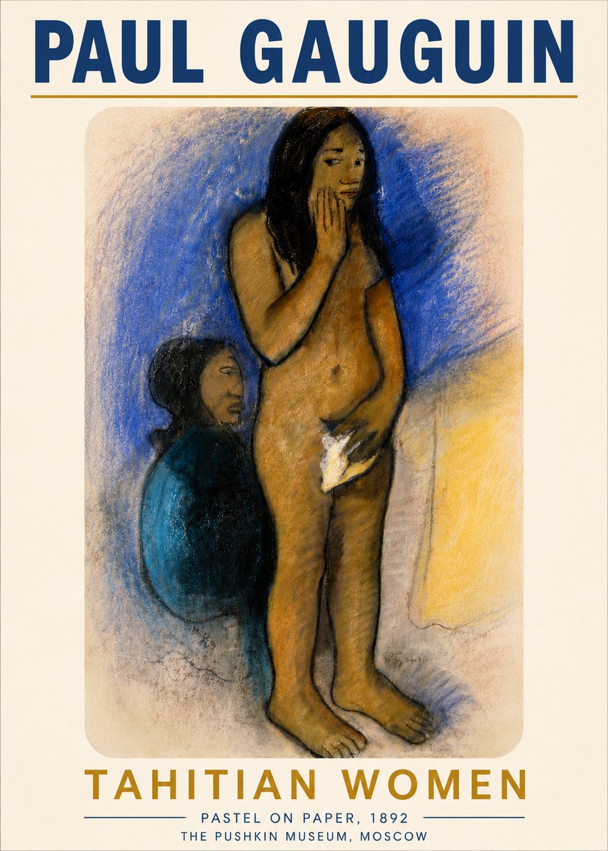 Paul Gauguin Tahitian Women No6 - Affiche