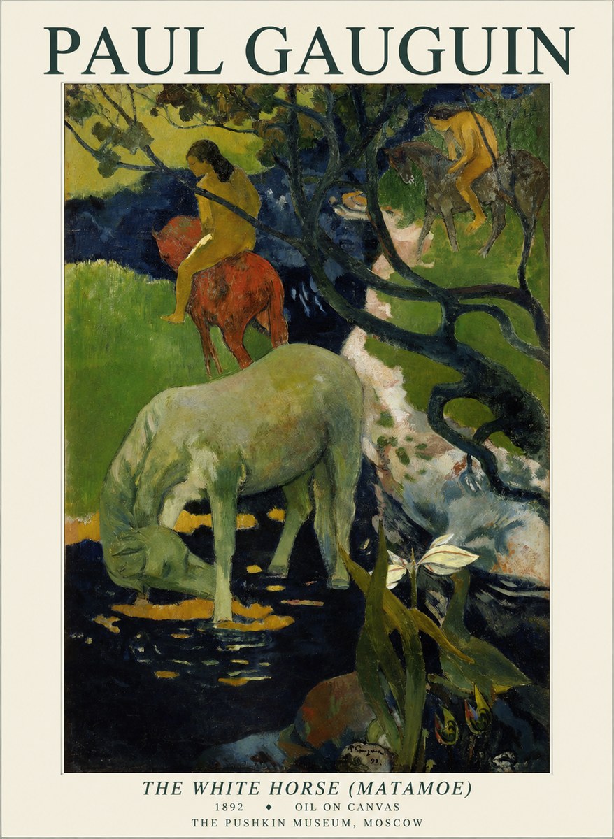 Paul Gauguin The Siamese (Tehura and Noa Noa) No4 - Affiche
