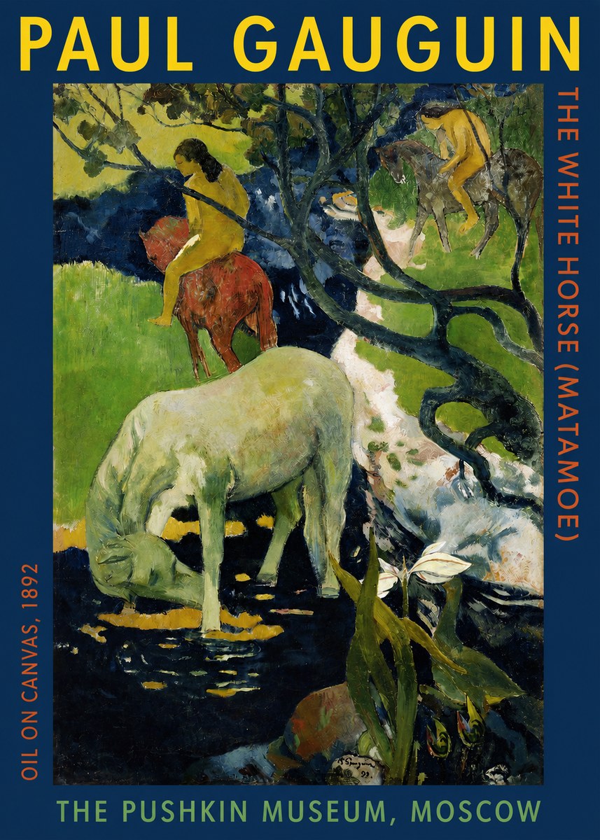 Paul Gauguin The Siamese (Tehura and Noa Noa) No5 - Affiche