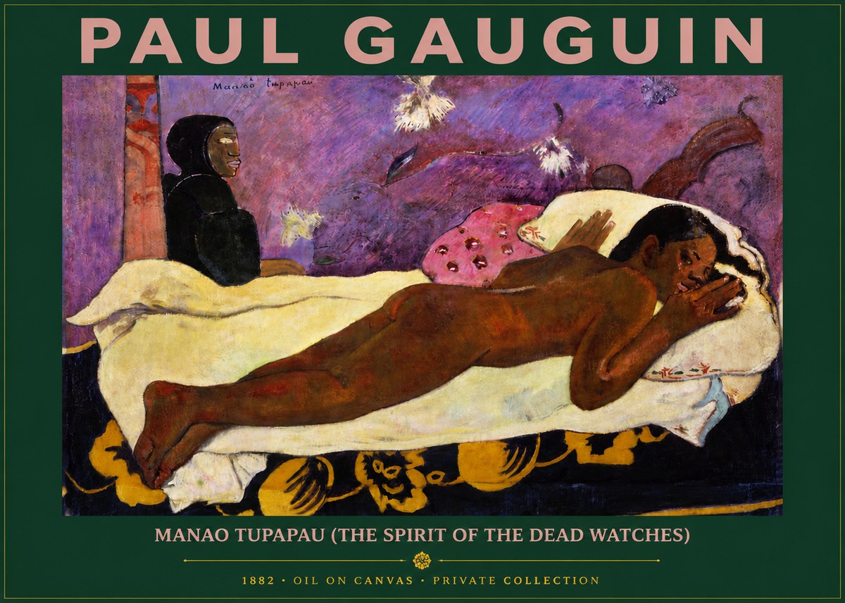 Paul Gauguin Manao Tupapau (the Spirit of the Dead Watches) No4 - Affiche