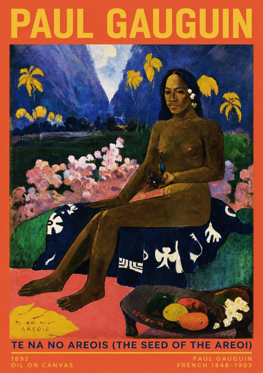 Paul Gauguin Te Na No Areois (the Seed of the Areoi) No2 - Affiche