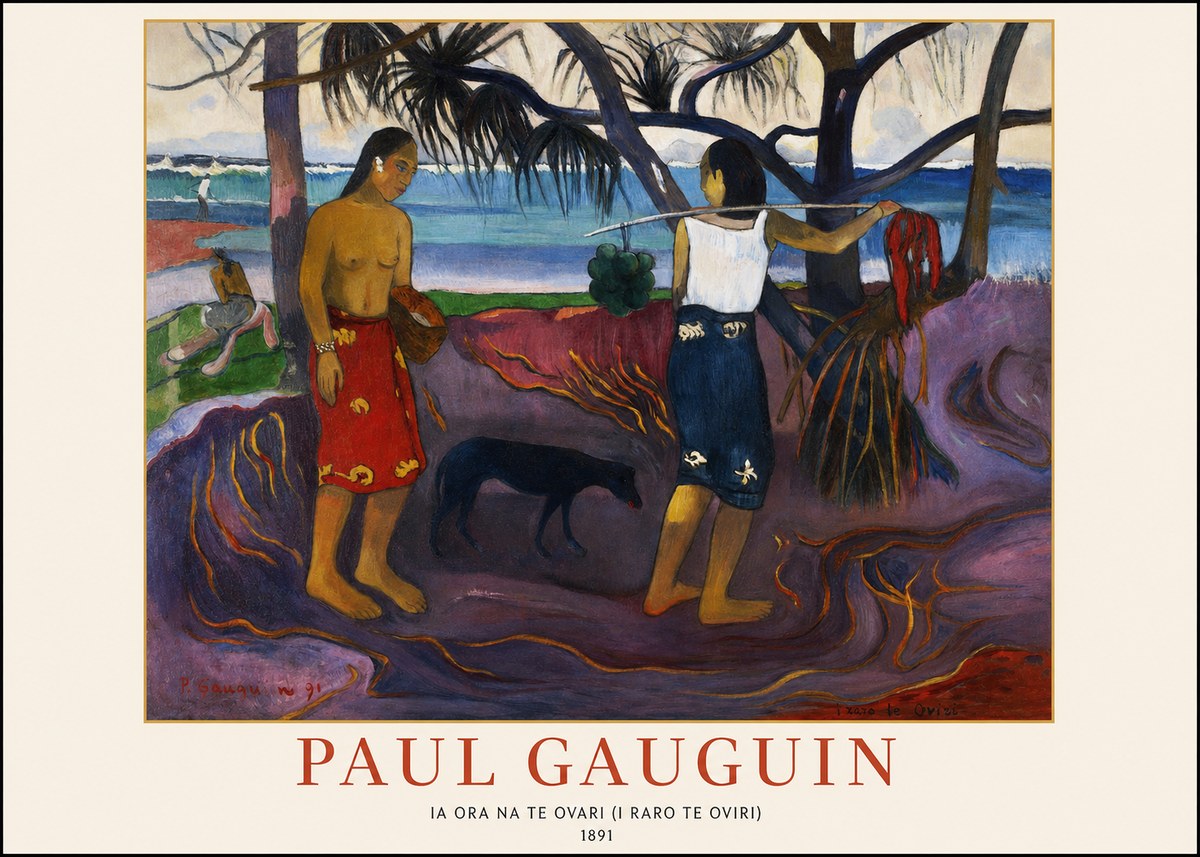 Paul Gauguin Ia Ora Na Te Ovari (I Raro Te Oviri) No1 - Affiche