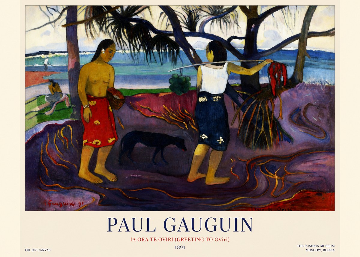 Paul Gauguin Ia Ora Na Te Ovari (I Raro Te Oviri) No2 - Affiche