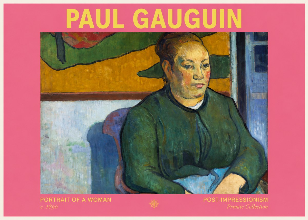 Paul Gauguin Portrait of a Woman No2 - Affiche