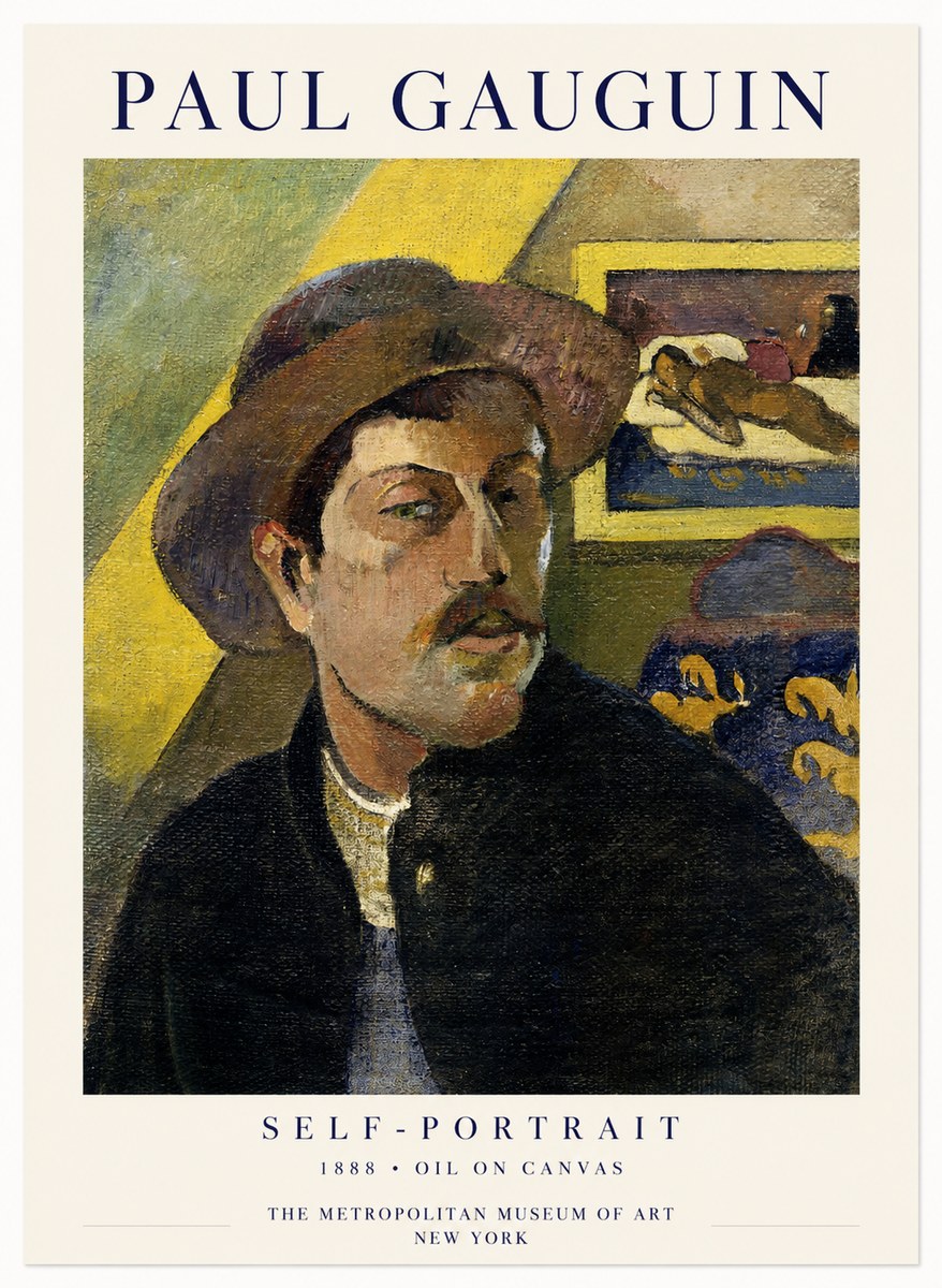 Paul Gauguin Self-portrait II No1 - Affiche