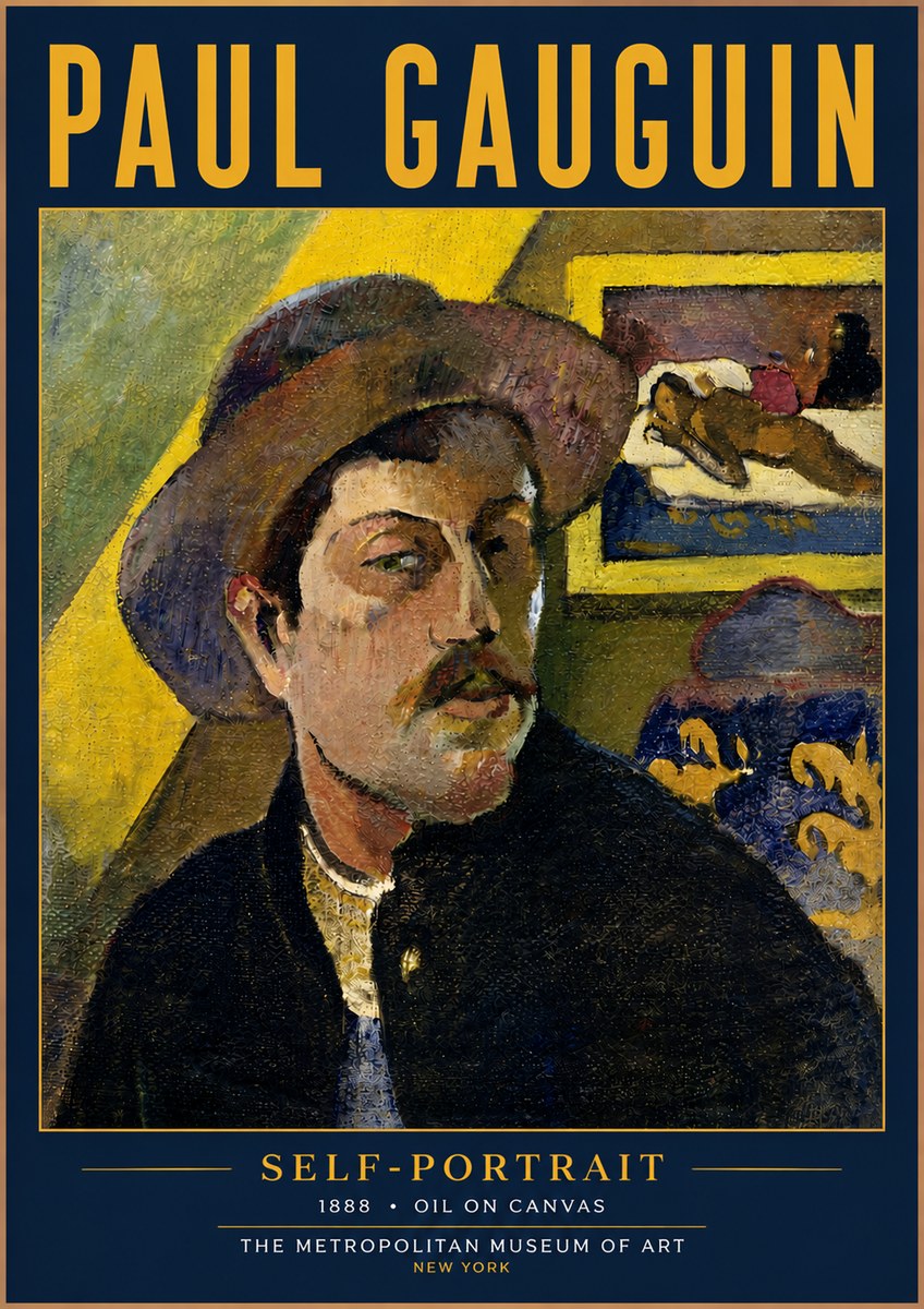 Paul Gauguin Self-portrait II No4 - Affiche